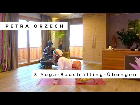 3 Yoga-Bauchlifting-Übungen