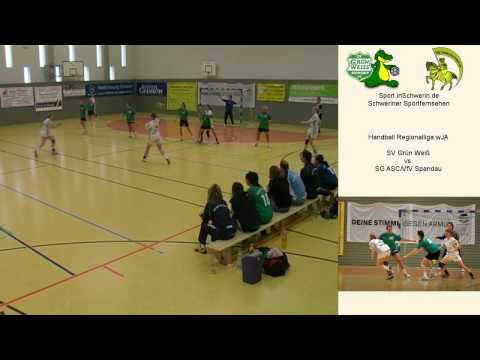 Handball Regionalliga wJA 19:50 7:23 SV GW Schwerin vs. SG ASC/VfV Spandau