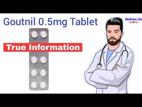 Goutnil colchicine 0.5mg tablet
