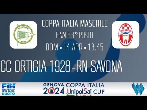 COPPA ITALIA MASCHILE  23/24 - Finale 3° Posto: CC ORTIGIA 1920 - RN SAVONA
