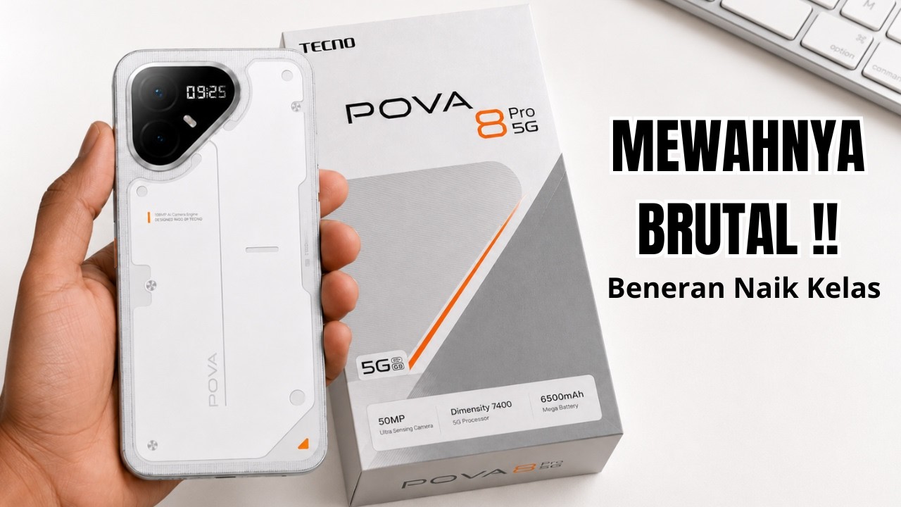 TERNYATA INI LEBIH BAGUS‼️TECNO POVA 8 PRO 5G  SIAP JADI IDOLA BARU