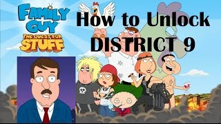Family Guy Quest For Stuff: How to get district 9