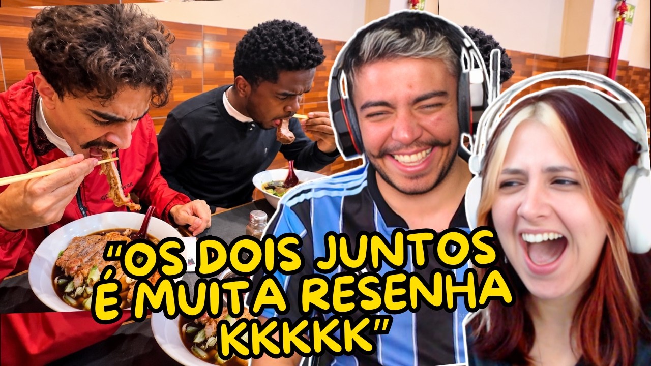 BISTECONE - EXPERIMENTAMOS O LÁMEN MAIS FAMOSO DA LIBERDADE! | react