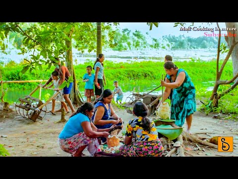 Village people strengthened by jackfruit recipes | food cooking | mali cooking in nature