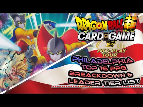 Dragon Ball Super Card Game Too Many Games PPG , Top 16 Breakdown and Tier List