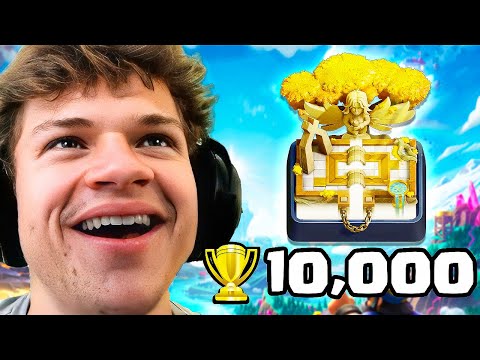 Jynxzi Hits 10,000 Trophies in Clash Royale!