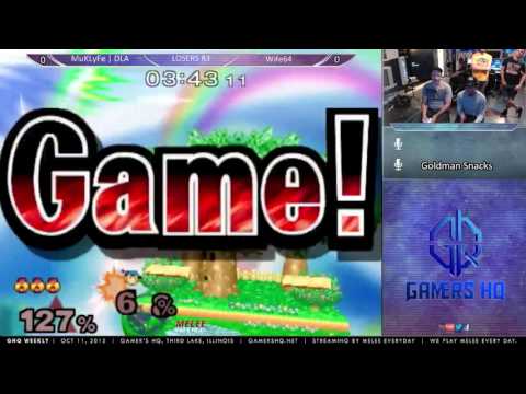 GHQ Weekly [10/11/15]: MuKLyFe | DLA (Sheik) vs. Wife64 (Ness)