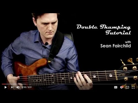 Double Thumbing / Thumping Slap Technique Tutorial for Bass
