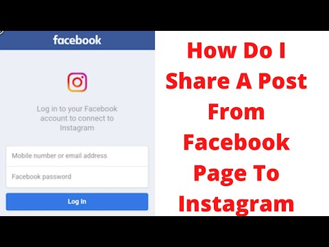 How to share a post from Facebook page to Instagram