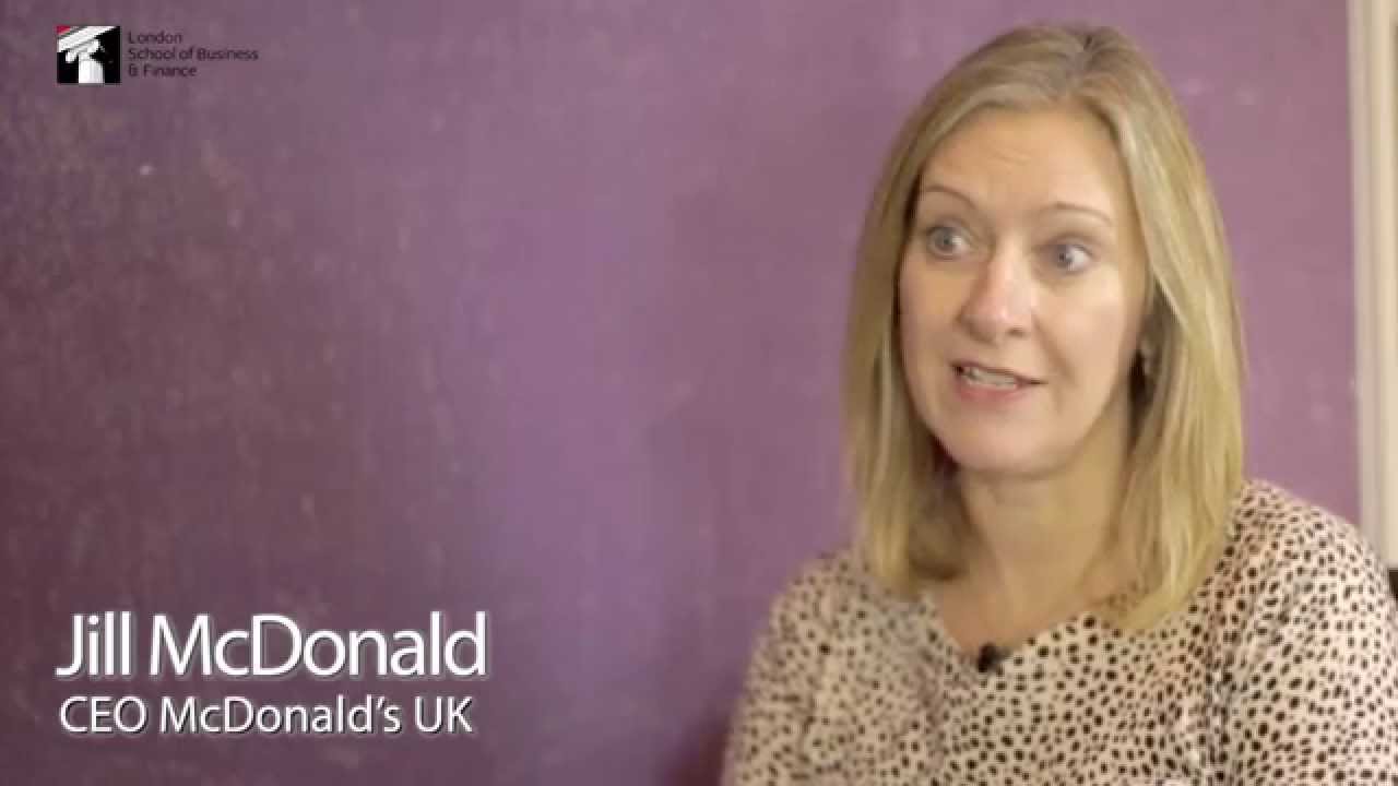 Great Minds Series: LSBF interviews Jill McDonald, CEO of McDonald's UK