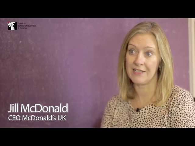 Jill McDonald, CEO McDonald's UK