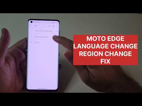 Moto Edge Language And Region Change