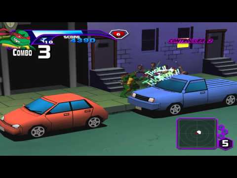 Teenage Mutant Ninja Turtles Gameplay Walkthrough Stage 2-1 HD