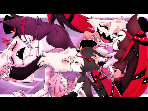 Overlord Husker X Angel Dust's Loosing Streak Love | Overlord Husk AU | Hazbin Hotel S2 Comic Dub