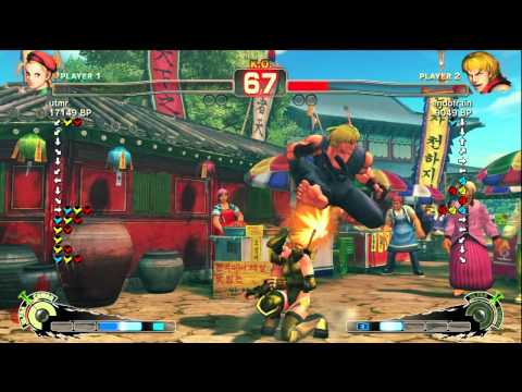 utmr [Cammy] vs endofrain [Ken] SSF4 Japanese Online Ranked Matches - TRUE-HD