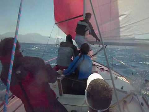 J24 Nationals Team Anima 35+ Knots Wind Speed