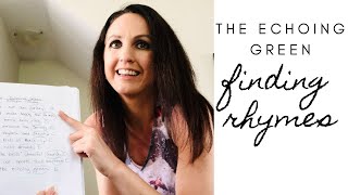 The Echoing Green: Find the Rhymes!