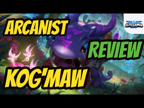 Arcanist Kog'Maw Skin Spotlight - League of Legends Skin Review