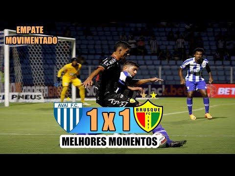 Avai 1 x 1 Brusque - Melhores Momentos Campeonato Catarinense 2023