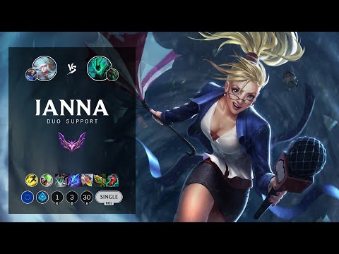 Janna Support vs Thresh - EUW Master Patch 12.15