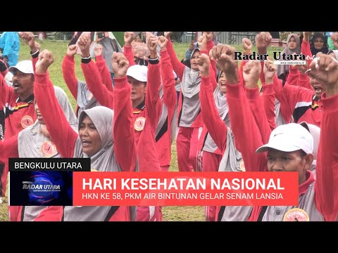 Senam Lansia Meriahkan Hari Kesehatan Nasional 2022