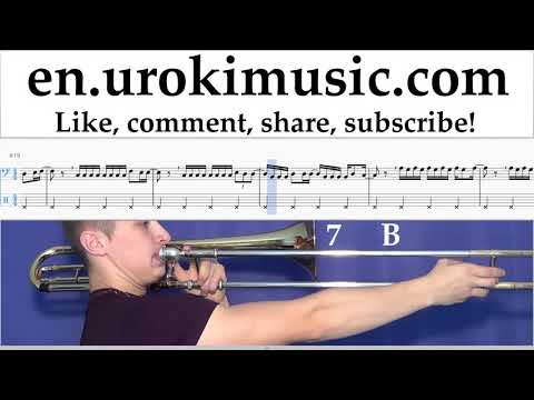 How to Play Trombone Luis Fonsi, Demi Lovato - Échame La Culpa Tabs Part#2 um-ih352