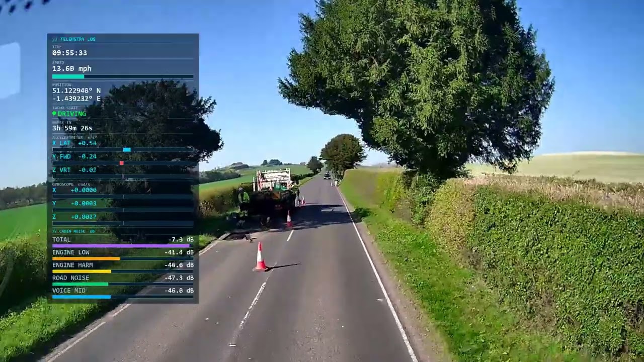 DriverBuddy Datalogger HUD — A30 morning run