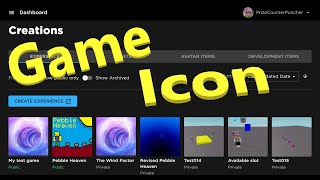 How to Change Game Icon for your Roblox Game (latest dashboard update)