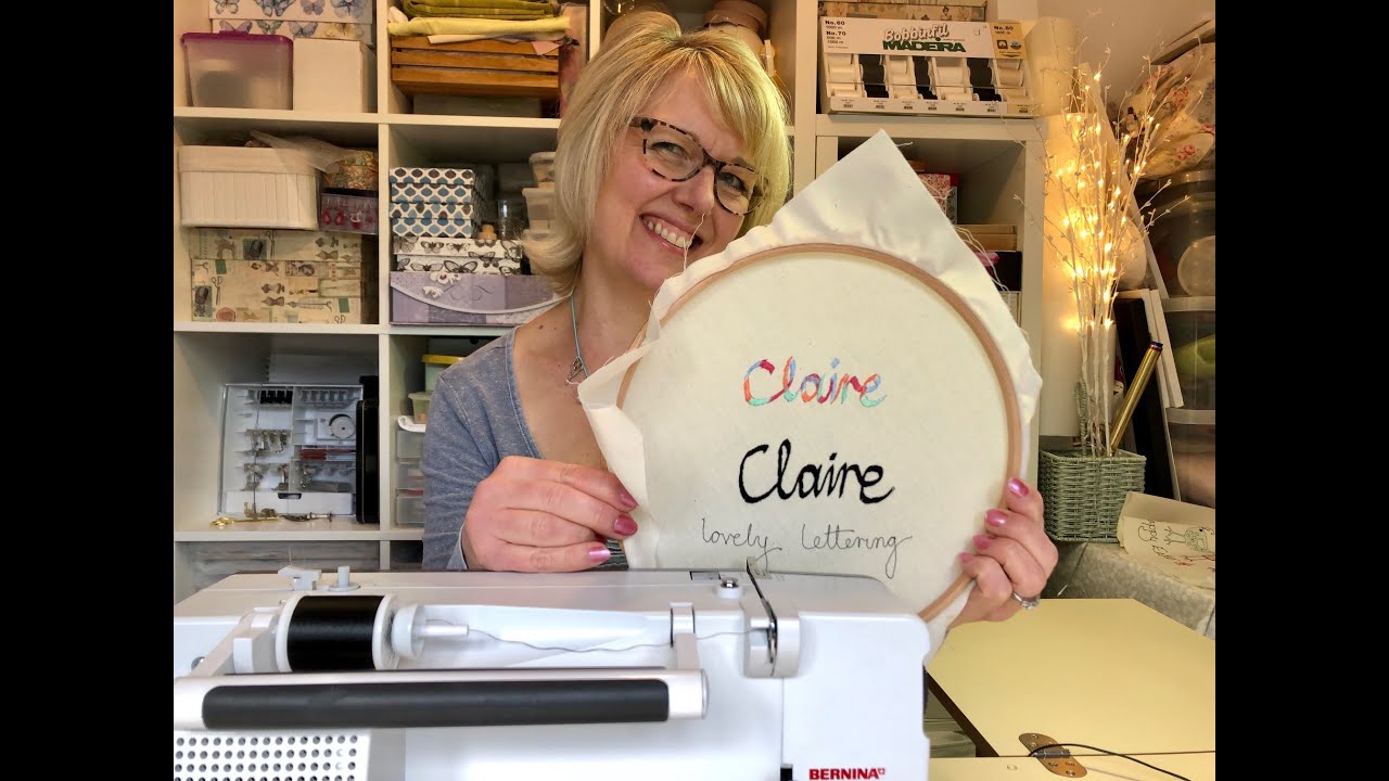 How to Embroider Letters with a Sewing Machine? 7 Steps