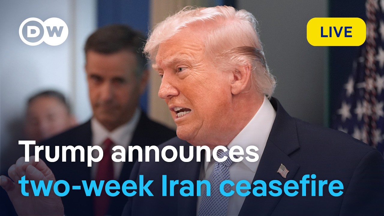 Trump agrees two-week ceasefire with Iran, if Strait of Hormuz reopened | DW News
