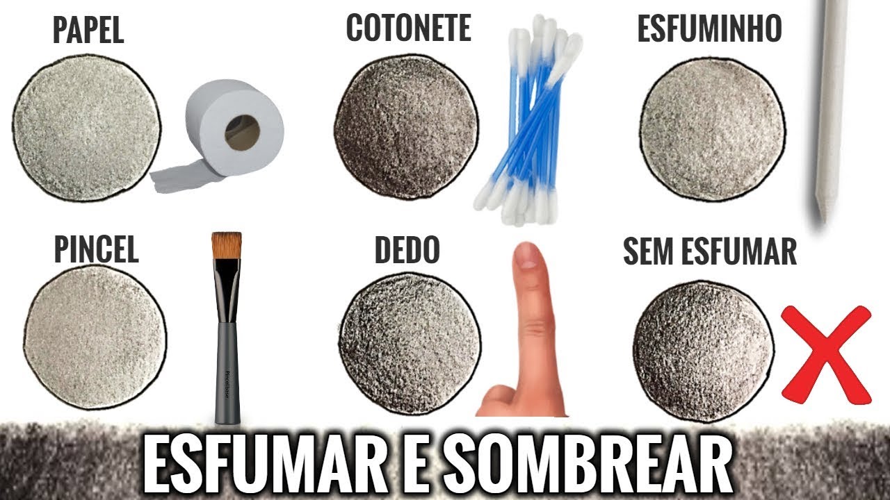 5 TRUQUES PARA SOMBREAR E ESFUMAR DESENHOS!