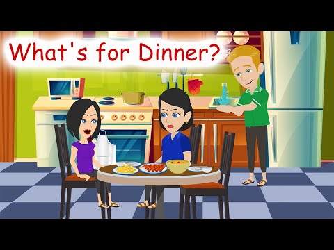 What's for Dinner? Everyday Conversation Speaking English Practice