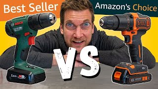 Bosch Best Seller vs Black and Decker from Amazon Homeowner BATTERY DRILLS ??