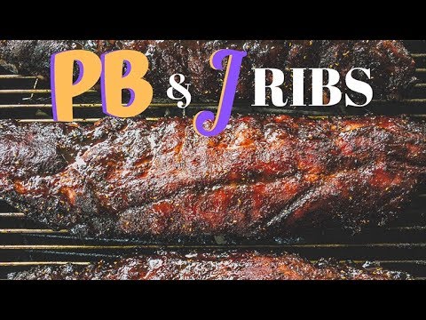 PB & J Ribs On a Weber Kettle