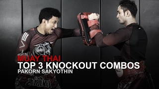 Muay Thai 3 Basic KO Combinations