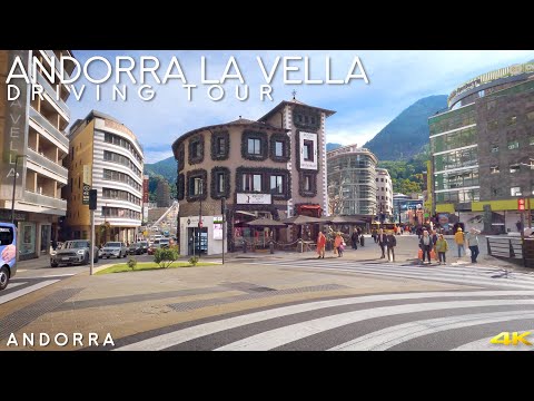 Tiny Tour | Andorra la Vella | Driving in Andorra | 2022 Oct