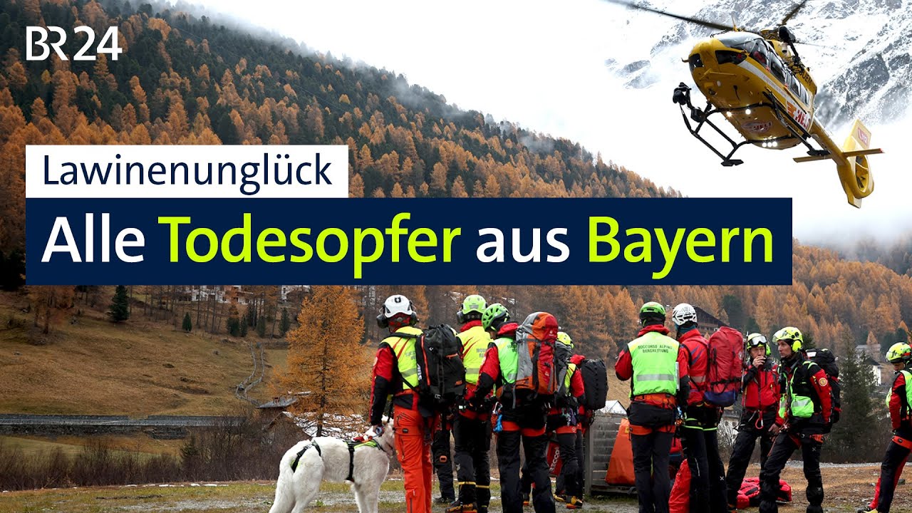 Lawinenunglück in Südtirol: Alle Opfer stammen aus Bayern | BR24