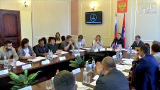 Заседание комиссии и Совета народных депутатов