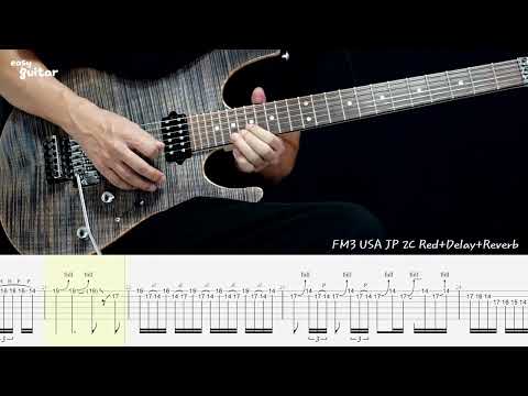 Dream Theater - Under a Glass Moon Guitar Solo Lesson With Tab(Slow Tempo)