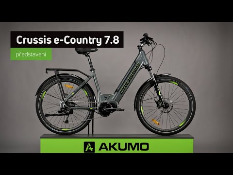 Elektrokolo CRUSSIS e-Country 7.8 - trekové nízkonástupové elektrokolo