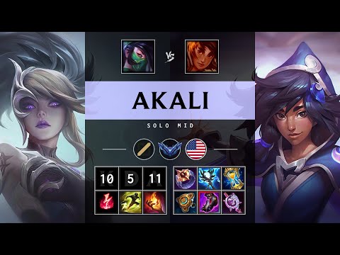 Akali Mid vs Taliyah - NA Diamond Patch 25.10