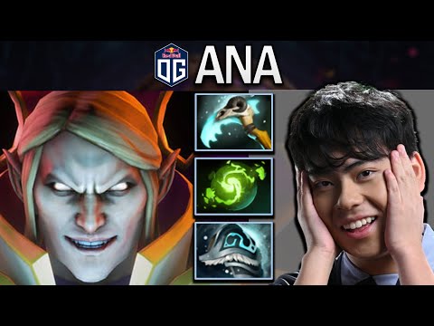 Invoker Dota 2 Gameplay : OG.Ana with 23 Kills and Refresher #dota #dota2