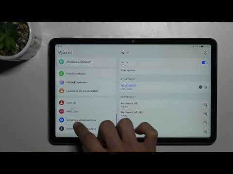 Cómo restablecer ajustes de red en HUAWEI MATEPAD 10.4 2022