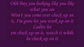 Beyonce feat. Slim Thugh - Check On it Lyrics