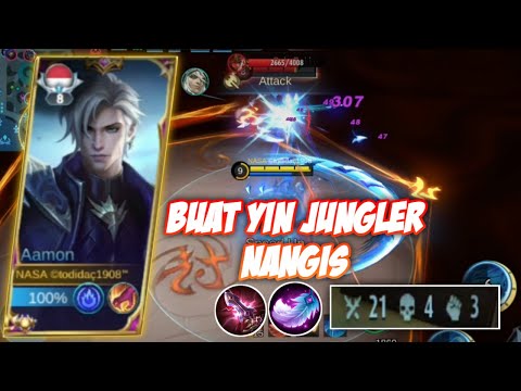 Build Aamon 2023‼️ Sampe Buat YIN Menangis Kelelahan - Build Aamon Tersakit 2023 ‼️ 20+ KILLS - MLBB