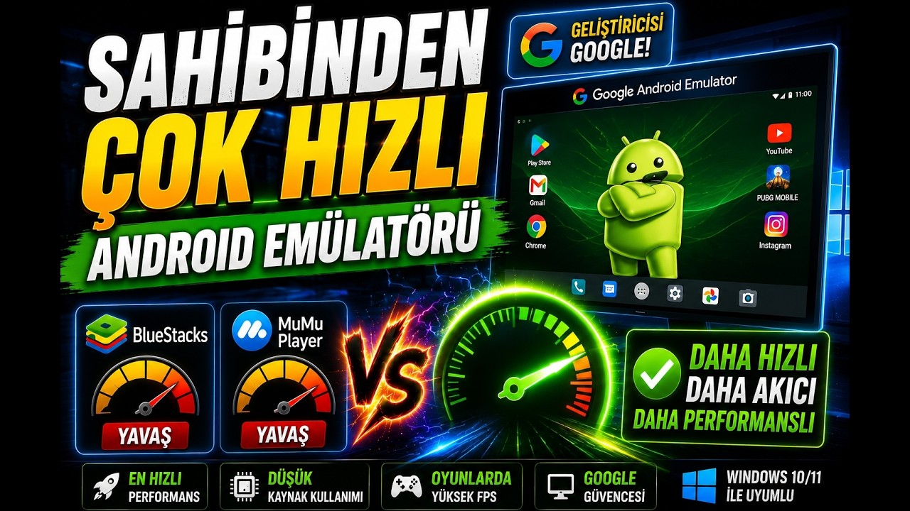 BlueStacks ve MuMu ŞOKTA! En hızlı Android Emülatörü
