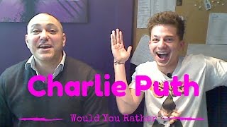 Charlie Puth Plays a Game of "Would You Rather" With Goldberg