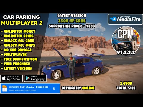 cpm 2 mod apk v1.2.3.2 | 3500 HP cars, unlimited money & unlock all maps