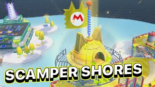 Scamper Shores All Cat Shine Locations | Super Mario 3D World + Bowser's Fury