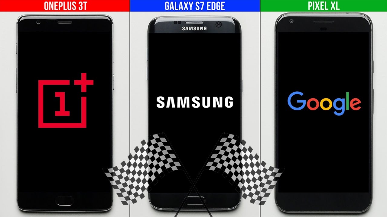 OnePlus 3T vs. Galaxy S7 Edge vs. Google Pixel XL Speed Test